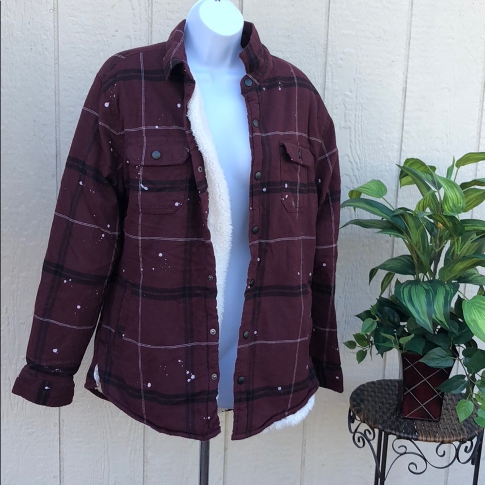 PacSun “paint splattered” design jacket